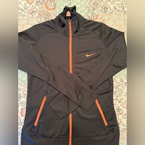 Nike Charcoal and Orange Sporty Jacket